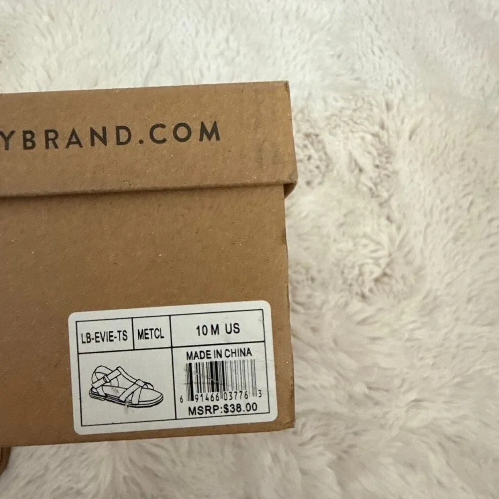 Lucky Brand Evie Sandal Metallic Sandal Size 10M Toddler Girls